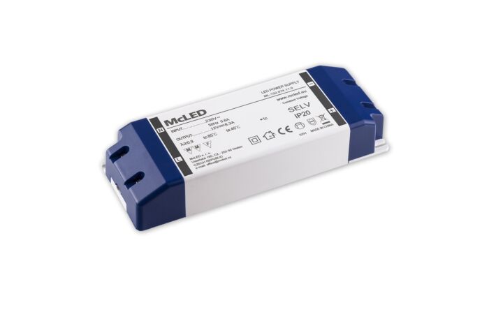 MCLED Napaječ LED 12V/8,3A ML-732.074.11.0 IP20, plastové provedení se svorkovnicí