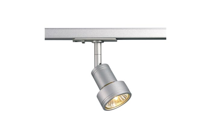 SLV Svítidlo PURI TRACK 50W GU10 stropní lišta pro 1f proudovou sběrnici IP20 stříbrnošedá