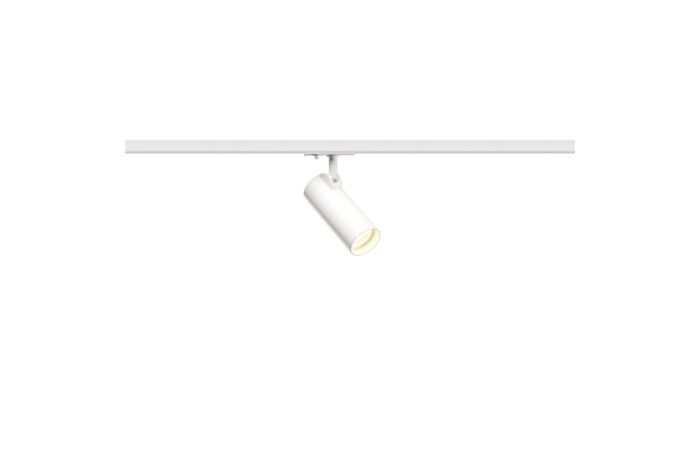 SLV Svítidlo LED HELIA 50 reflektor pro 1fázovou vysokonapěťová proudovou sběrnici, 3000K, bílá, 35°, včetně 1fázového adaptéru