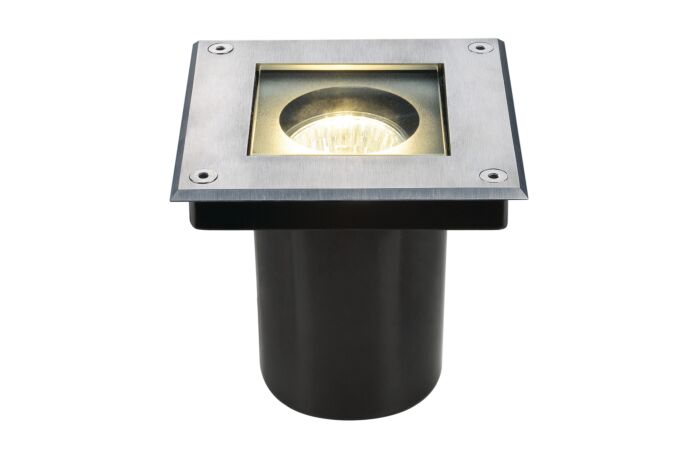 SLV Svítidlo LED DASAR 70 35W hranaté podlahové IP67 nerez ocel