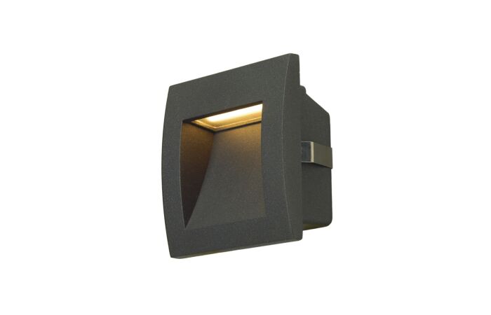 SLV Svítidlo LED DOWNUNDER OUT S 1,7W 25lm 3000K vestavné IP55 antracit
