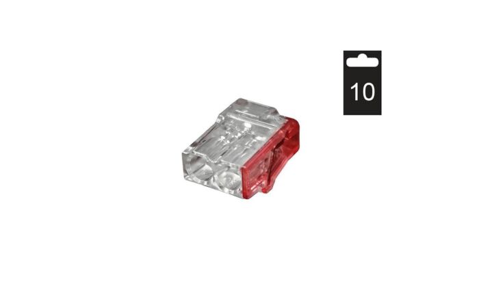 ELEMAN Svorka krabicová PC212-R/10 bezšroubová červená