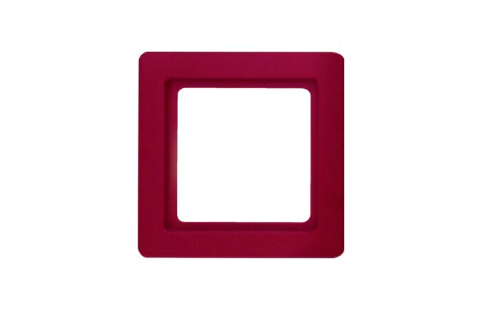 Rámeček 1-násobný, Berker Q.1, červená,