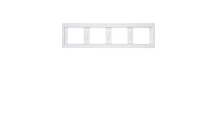 Rámeček BERKER 13837009 4-nás. bílá