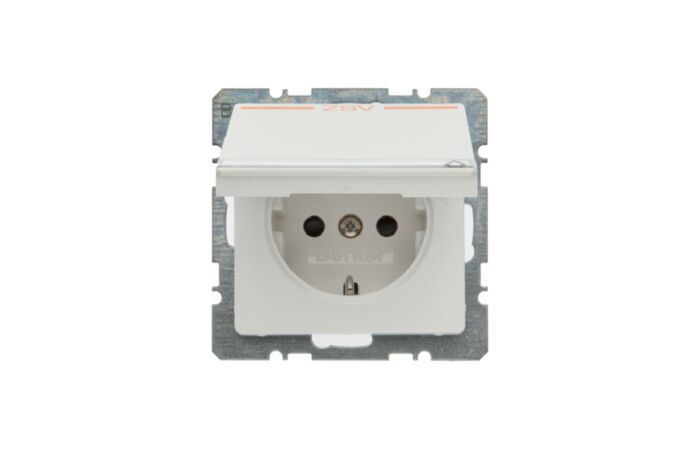 Zásuvka, SCHUKO s víčkem, 16 A, 250 V~ s