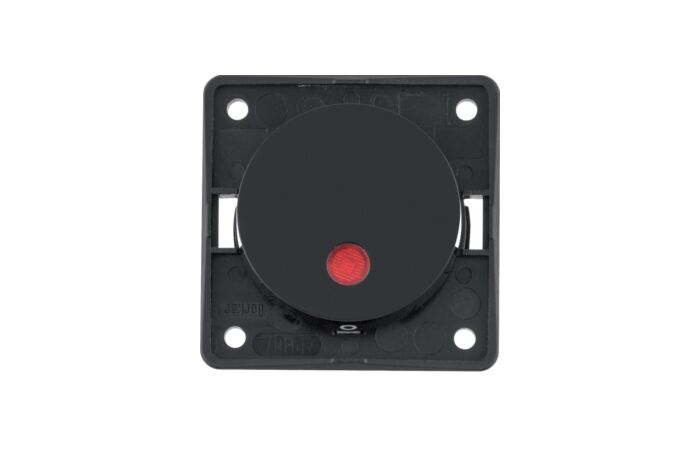 Kolébka ovládací 12V s červenou čočkou,