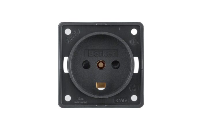 Zásuvka s ochr. kontaktem, DK, Integro p