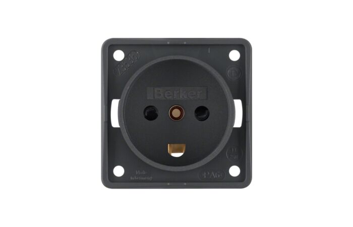 Zásuvka s ochr. kontaktem, DK, Integro p