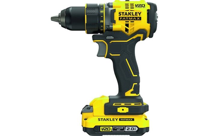 STANLEY Vrtačka bez příklepu AKU SFMCD720D2K FATMAX V20 18V 2x2,0Ah Li-Ion 80Nm, kufr
