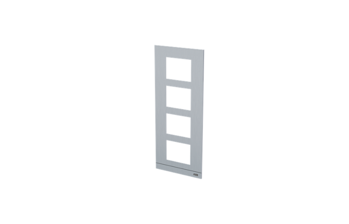 ABB Kryt 2TMA200160A0015 tlačítkového tabla, velikost 1/4 349x135x20mm, eloxovaný hliník