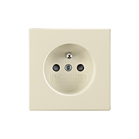 ABB FUTURE LINEAR Zásuvka 6619B-A0635782 s clonkami, bezšroubové svorky, IP40, slonová kost