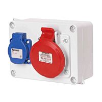 FAMATEL Skříň 3068 1x230V,1x32/4P IP44