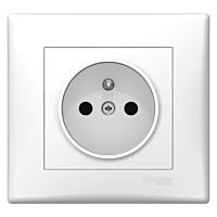 SCHNEIDER Zásuvka komplentí 2P+PE s rámečkem, bale