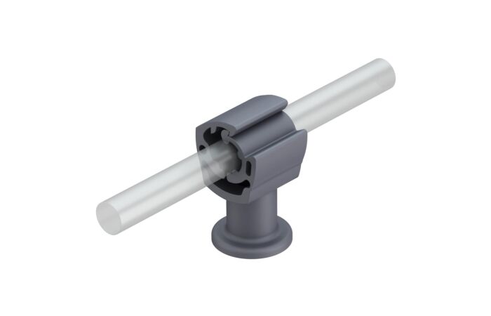 OBO BETTERMANN Podpěra PV 1P-30 vedení, držák M8, 30mm, materiál:plast