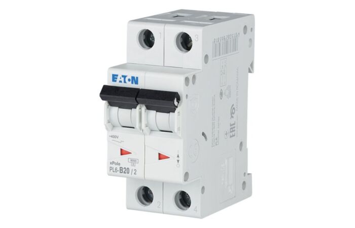 EATON Jistič 20B/2 PL6 6kA