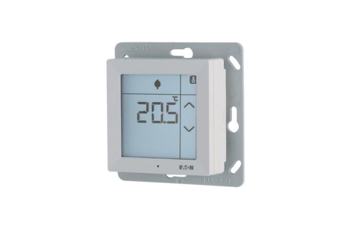 EATON Termostat CRCA-00/08 dotykový s vlhkoměrem 10-95% IP20 bílá