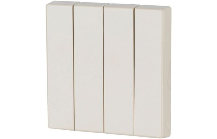 Kryt RF tlačítka 4x1/4 55x55 mm lesklý,