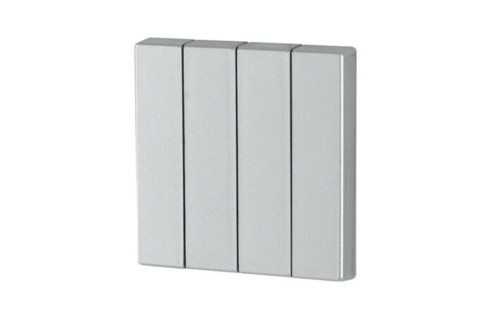 Kryt RF tlačítka 4x1/4 55x55 mm lesklý,