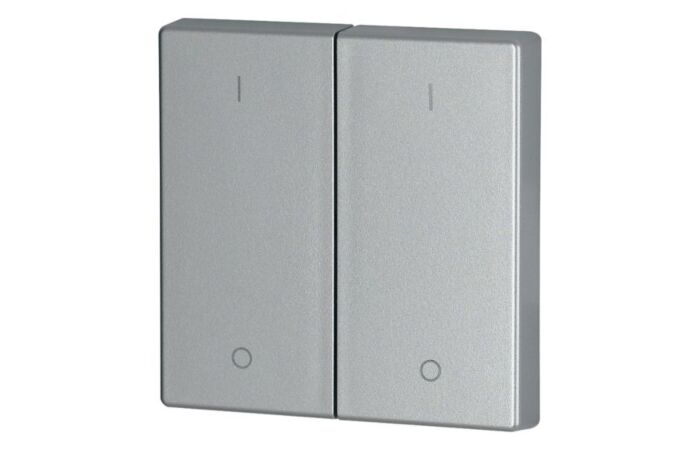 Kryt RF tlačítka 2x1/2 55x55 mm lesklý,