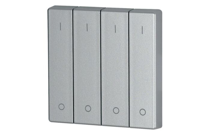 Kryt RF tlačítka 4x1/4 55x55 mm lesklý,