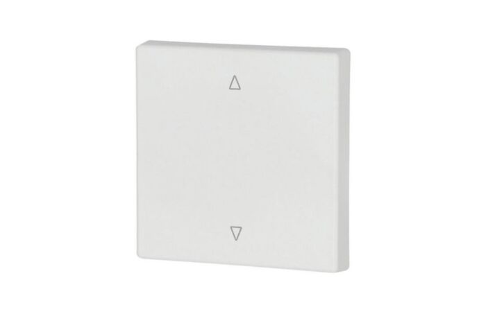 Kryt RF tlačítka 55x55 mm lesklý, 1-0 -