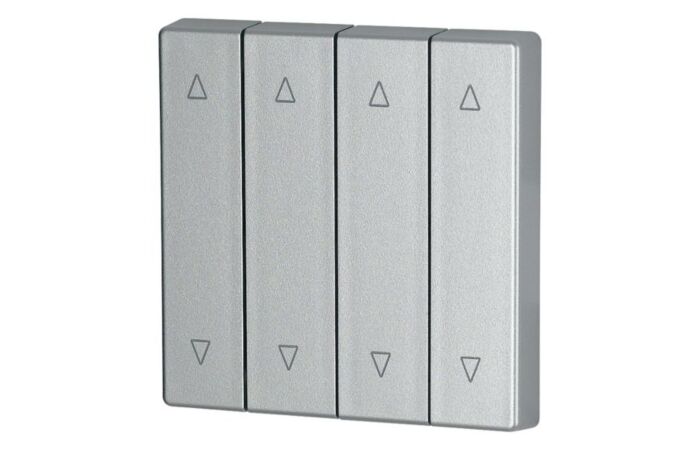 Kryt RF tlačítka 4x1/4 55x55 mm lesklý,