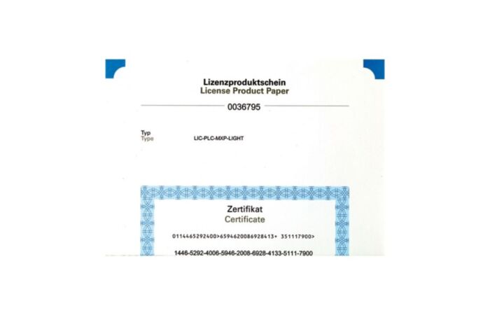 PLC licence pro dotykové panely řady XV3