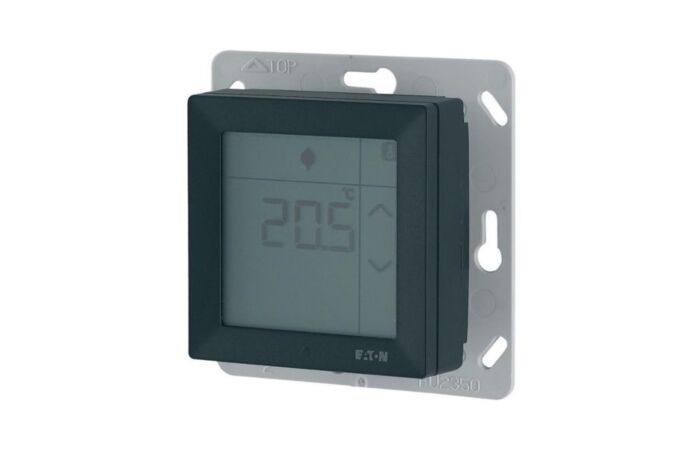 EATON Termostat CRCA-00/13 dotykový s vlhkoměrem 10-95% IP20 černá