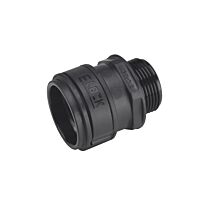 FRÄNKISCHE Šroubení E-Lock M25x1,5 černá