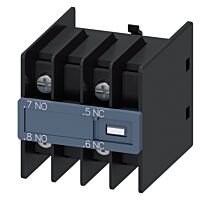 SIEMENS Blok pomocných kontaktů 11U, 1 NO + 1 NC, proudová dráha: 1 NO, --, 1 NC