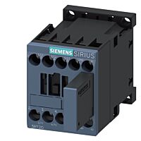 SIEMENS Stykač vazební AC-3, 9A/4kW/400V, 3pólový, DC 24V, 1 NO, šroubová svorka