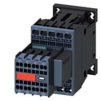 SIEMENS Stykač AC-3, 9A/4kW/400V, 3pólový, AC 230V, 50/60Hz 2 NO + 2 NC, pružinová svorka