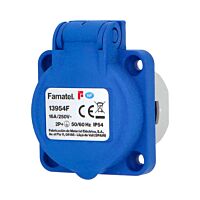 FAMATEL Zásuvka 230V/16A IP54 vestavná