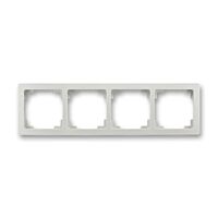 ABB SWING L Rámeček 3901J-A00040 S1 čtyřnásobný, pro vodorovnou i svislou montáž, světle šedá
