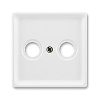 ABB CLASSIC Kryt 5011C-A200 B1 zásuvky anténní TV + R 66 x 66 x 12,7mm, bílá mat