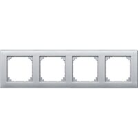 Rámeček M-Plan 4násobný Aluminium