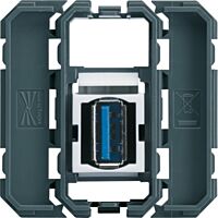 Přístroj zásuvky USB 3.0, průchozí přípo