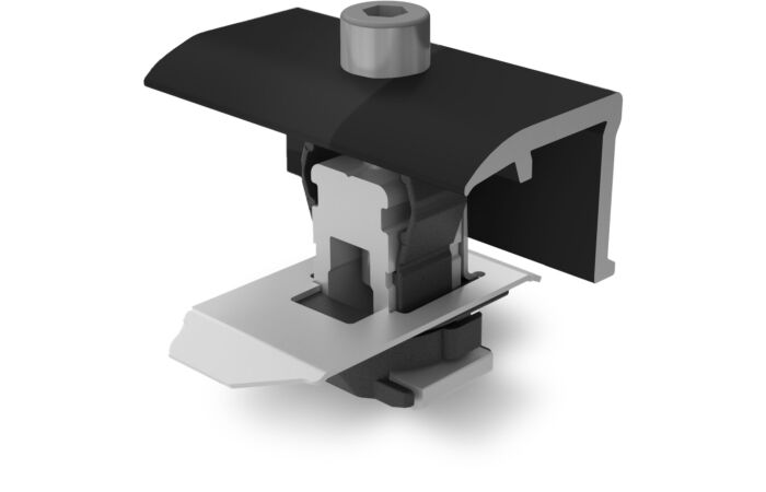 K2 SYSTEMS Svorka EndClamp 25-40 mm, koncová, černá