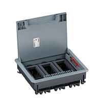 LEGRAND Krabice podlahová 24M rám + kryt zdvojený, plast, IP20
