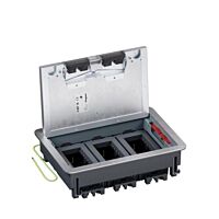 LEGRAND Krabice podlahová 12M, rám + kryt zdvojená, plast, IP20