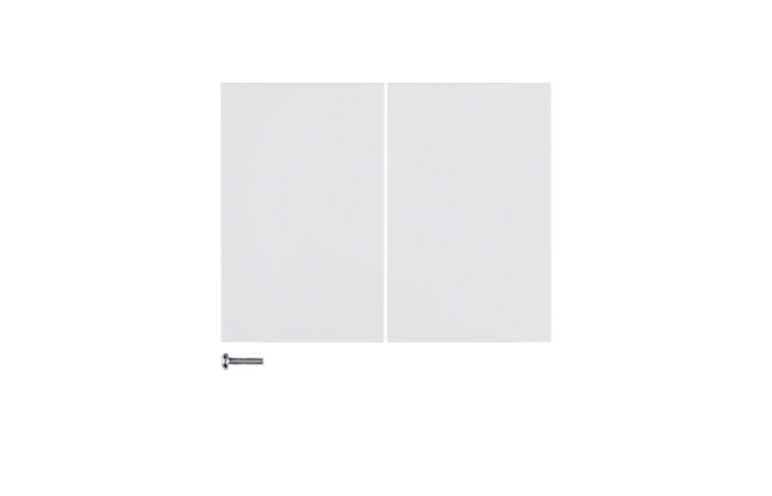 Tlačítko, 2-násobné, Berker K.1, bílá, l