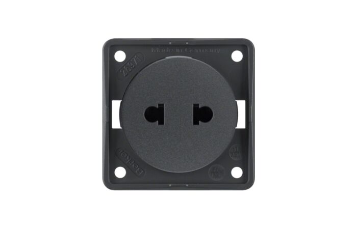 Zásuvka bez zemnícího kontaktu, euro-ame