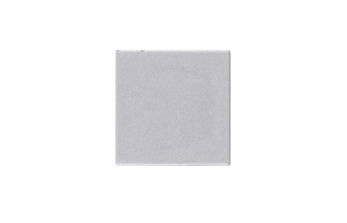 Koncovka pro PY bez otvoru stříbrná