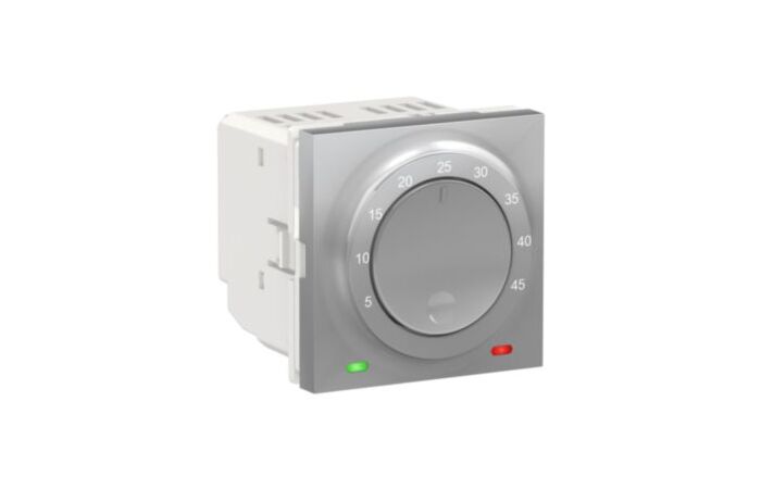 Termostat Unica podlahový otočný 2m alum