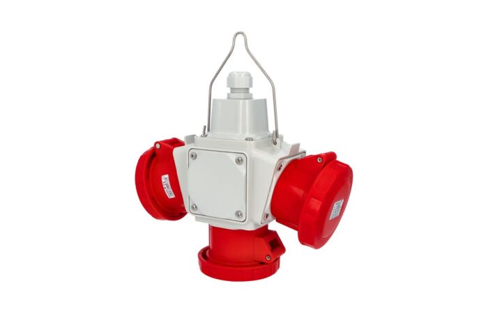 FAMATEL BOX zásuvkový závěsný PowerBOX pb5886 3x400V/32A/5 IP65