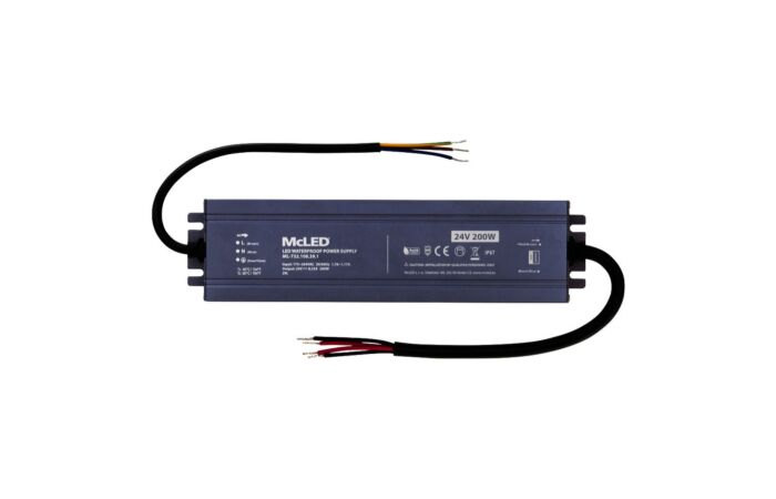 MCLED Napaječ LED 200W 24V/8,33A IP67 ML-732.108.39.1