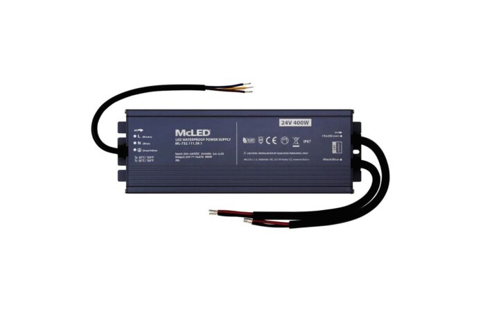 MCLED Napaječ LED 400W 24VDC/16,67A IP67 ML-732.111.39.1