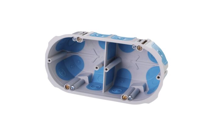 KOPOS Krabice KPL 64-50/2LD HF_KA přístrojová bezhalogenová, konfigurace KA, barva šedivá