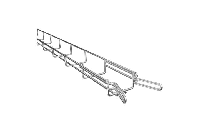 KOPOS Žlab drátěný s integrovanou spojkou DZI 35X60_VEZ pozink 3m