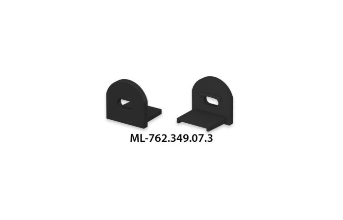 Koncovka pro PDA černá pro difuzor s čoč